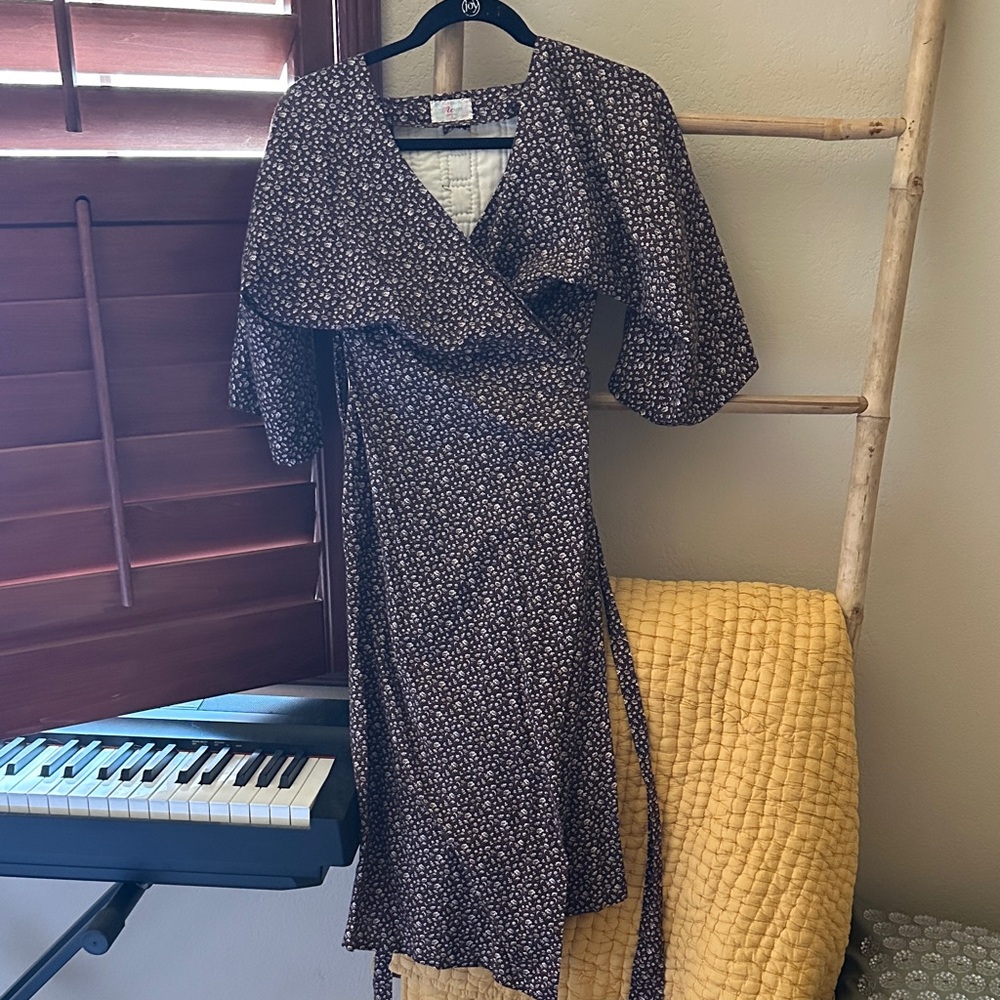 Floral Wrap Dress
